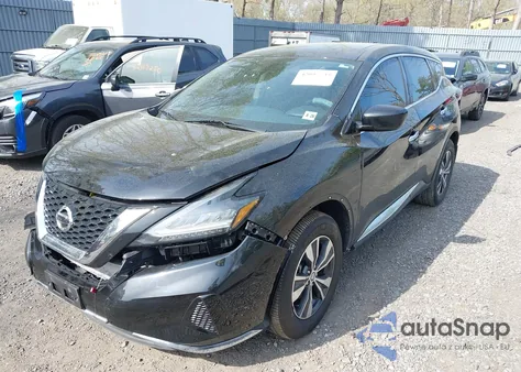 2021 Nissan Murano S Intelligent Awd из США, поврежденный, VIN 5N1AZ2AS8MC122286
